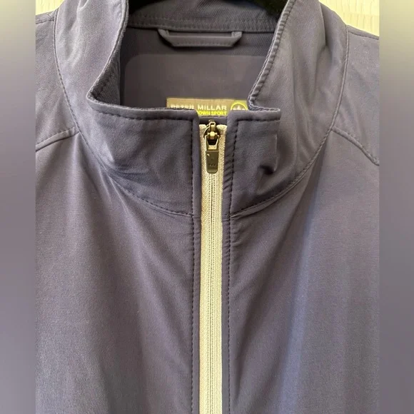 Peter Millar Navy Crown Sport Rain jacket / Windbreaker LIKE NEW - Picture 6 of 12